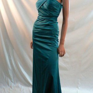 BNWT BCBGeneration Harbor Blue Teal Dress Gown 2